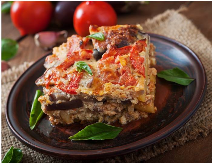 baked greek moussaka